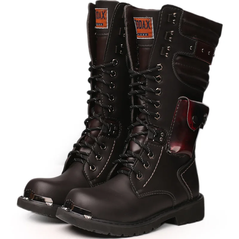 Craft Tools - Men Knee High Leather Boots Winter