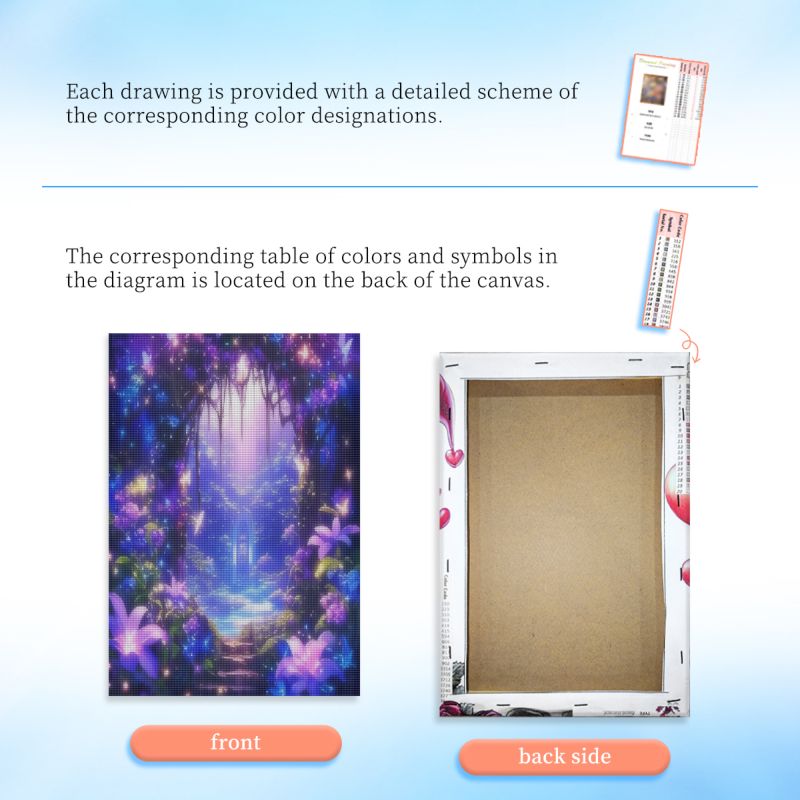 RUOPOTY Framed Luminous Forest - огляд і ціна Painting Supplies